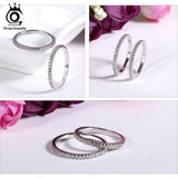 Delicate Silver AAAA Quality Cubic Zirconia Diamonds Ring - ringsuniverse