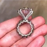 Vintage Oval Pear Heart cut 8ct Lab Diamond Luxury Ring - Rings Universe