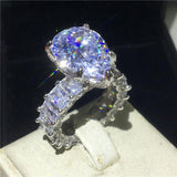 2021 Handmade Water Drop 8ct Lab Diamond Ring - ringsuniverse