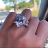 2021 Handmade Water Drop 8ct Lab Diamond Ring - ringsuniverse