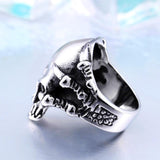 Gothic Punk Claw Skull Skeleton Ring