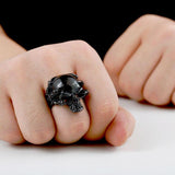 Gothic Punk Claw Skull Skeleton Ring - ringsuniverse