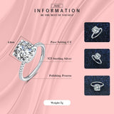 Luxury Classic 4CT. 10 Hearts Arrows CZ Diamonds Ring - Rings Universe