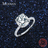 Luxury Classic 4CT. 10 Hearts Arrows CZ Diamonds Ring - Rings Universe