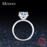 Luxury Classic 4CT. 10 Hearts Arrows CZ Diamonds Ring - Rings Universe