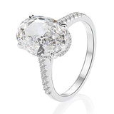 9ct Radiant Cut Lab Diamond Luxury Ring sets - ringsuniverse