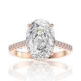 9ct Radiant Cut Lab Diamond Luxury Ring sets - ringsuniverse