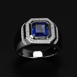 2 Carat Lab Sapphire Diamond Jewelry Ring - Rings Universe