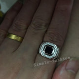 2 Carat Lab Sapphire Diamond Jewelry Ring - Rings Universe