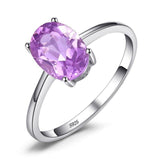 Real Amethyst/Citrine/Peridot/Garnet/Topaz Silver Rings - ringsuniverse