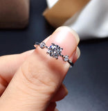Lovely Moissanite Color D VVS1 Ring for Wedding or Engagement - Rings Universe