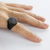 Simple Design Compass Stainless Steel fashion Rings - Rings Universe