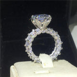 2021 Handmade Water Drop 8ct Lab Diamond Ring - ringsuniverse