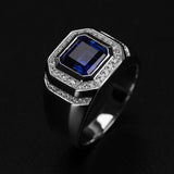 2 Carat Lab Sapphire Diamond Jewelry Ring - Rings Universe