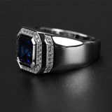 2 Carat Lab Sapphire Diamond Jewelry Ring - Rings Universe