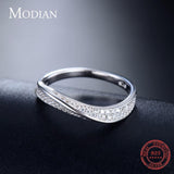 Silver New Fashion Stackable AAA+ CZ Diamonds Ring - Rings Universe