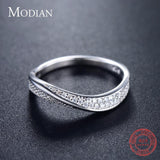 Silver New Fashion Stackable AAA+ CZ Diamonds Ring - Rings Universe