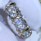 Charming 4mm Lab Diamond Engagement Wedding Ring - ringsuniverse