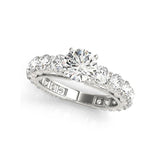 Luxury Jewelry 1ct Round Cut Sona Diamond Rings - Rings Universe