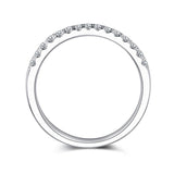 Elegant VVS1 Moissanite Diamonds Eternity Wedding Ring - Rings Universe