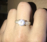 18K RGP Solitaire 2ct AAA+ CZ Diamonds Jewelry Ring - ringsuniverse
