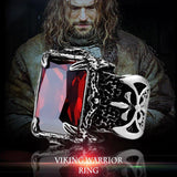 Viking Battle Axe Multi Color Selection Claw Punk Rings - ringsuniverse