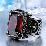 Viking Battle Axe Multi Color Selection Claw Punk Rings - ringsuniverse