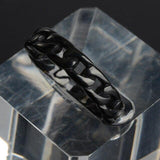Luxury 316L Stainless Steel Rings for Men Women Cuban Chain Rings Motorcycle Party Steampunk Hip Hop Rings Jewelry Accessories - ringsuniverse