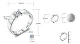 Classic 1 Carat AAA+ Quality CZ Diamonds Men's Ring - Rings Universe