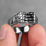 Angry Fist Power Man Men Ring - ringsuniverse