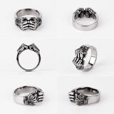 Angry Fist Power Man Men Ring - ringsuniverse