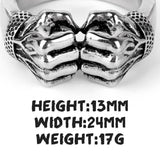 Angry Fist Power Man Men Ring - ringsuniverse