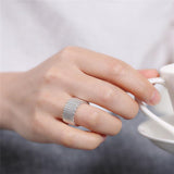 Fashion Silver Interwoven Web Ring For Woman - Rings Universe