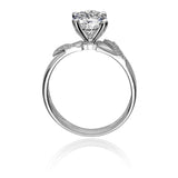Charming 1.3 Carat Round Cut Lab Diamond Fine Jewelry Ring - Rings Universe