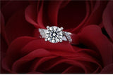 Charming 1.3 Carat Round Cut Lab Diamond Fine Jewelry Ring - Rings Universe