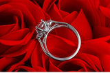 Delicate 1 Carat Round Cut Lab Diamond Fine Wedding Ring - Rings Universe