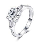 New 2021 2 Carat Round Cut Lab-created Diamond Wedding Ring - Rings Universe