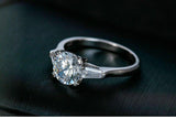 New 2021 2 Carat Round Cut Lab-created Diamond Wedding Ring - Rings Universe