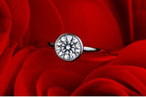 Charming 1.7 Carat Round Cut Lab-created Diamond Wedding Ring - Rings Universe