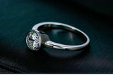 Charming 1.7 Carat Round Cut Lab-created Diamond Wedding Ring - Rings Universe