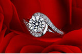Radiant 1.8 Carat Round Cut Fine Jewelry Lab Diamond Wedding Ring - Rings Universe