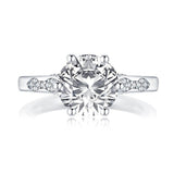 New 2021 Wonderful 3,5 Carat Round Cut Lab Diamond Wedding Ring - Rings Universe