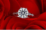 New 2021 Wonderful 3,5 Carat Round Cut Lab Diamond Wedding Ring - Rings Universe