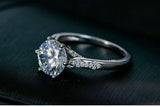 New 2021 Wonderful 3,5 Carat Round Cut Lab Diamond Wedding Ring - Rings Universe