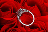 Elegant 1.5 carat Round Cut Lab Diamond Luxury Ring - Rings Universe