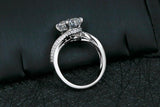 Beautiful 4 Carat Oval Cut Lab Diamond Luxury Wedding Ring - Rings Universe