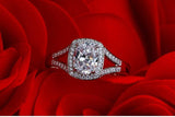 Oval Cut Classy 1.25 Carat Lab Diamond Wedding Ring - Rings Universe