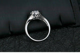 Oval Cut Classy 1.25 Carat Lab Diamond Wedding Ring - Rings Universe