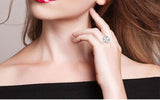 Elegant 3.9 Carat Emerald Cut Lab Diamond Luxury Wedding Ring - Rings Universe