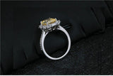 Stunning 3.9 Carat Radiant Cut Lab Diamond Luxury Ring - Rings Universe
